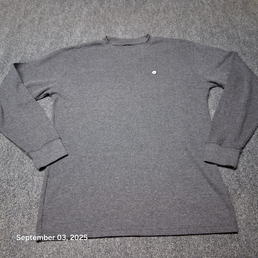 Southpole Long Sleeve Dark Gray Thermal T Shirt Size Large